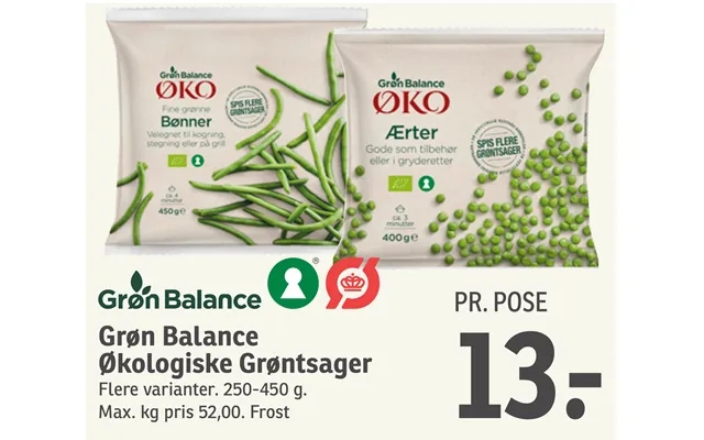 Grøn Balance Økologiske Grøntsager product image