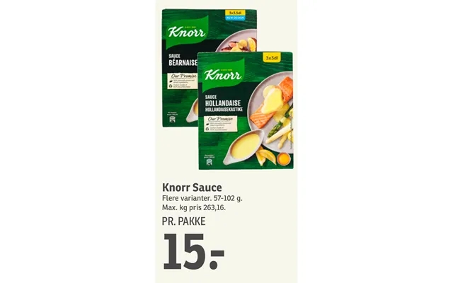 Knorr sauce product image
