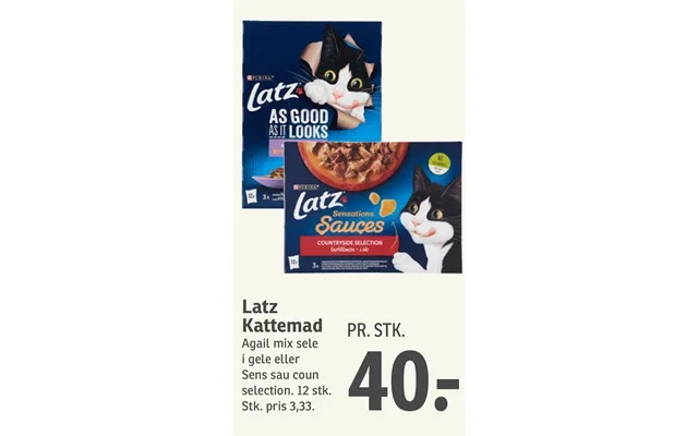 Latz cat food product image