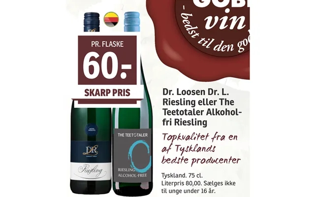 Riesling or thé teetotaler alcohol-free riesling product image