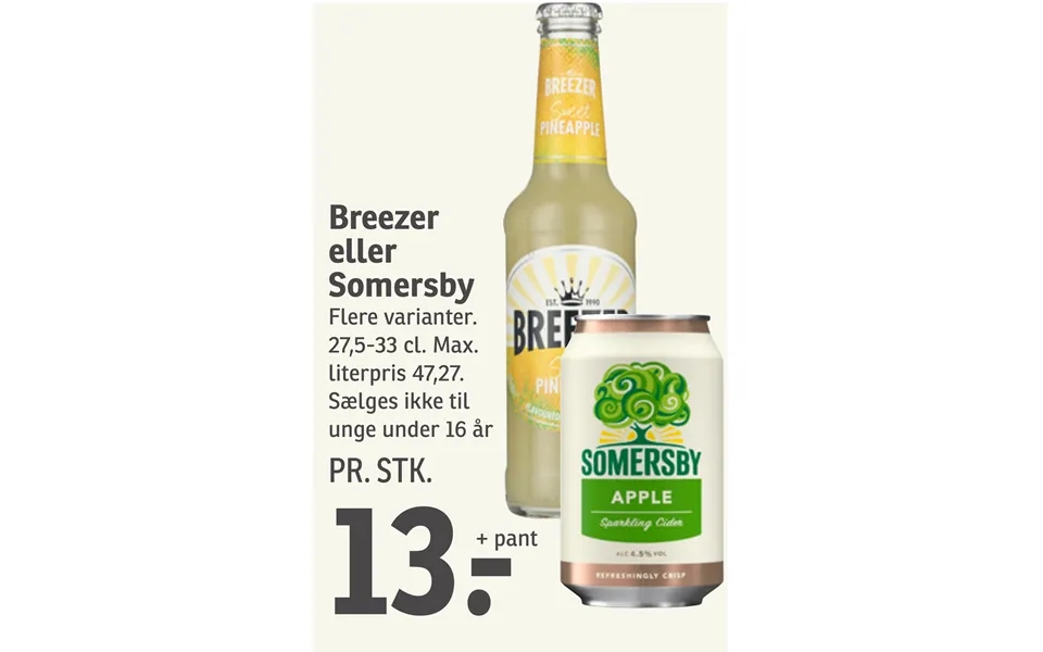 Breezer Eller Somersby