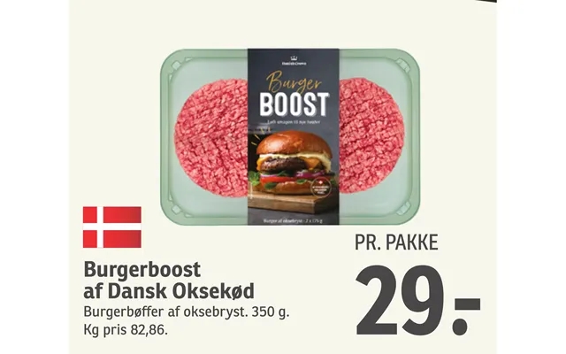 Burgerboost of danish beef product image