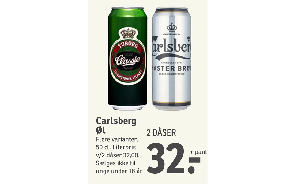 Carlsberg beer