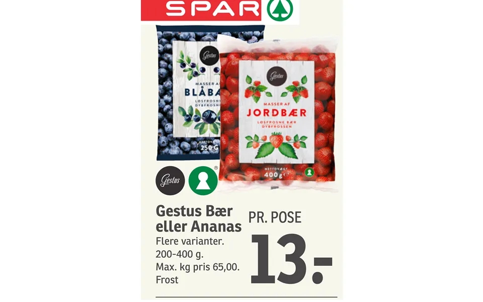 Gestus Bær Eller Ananas