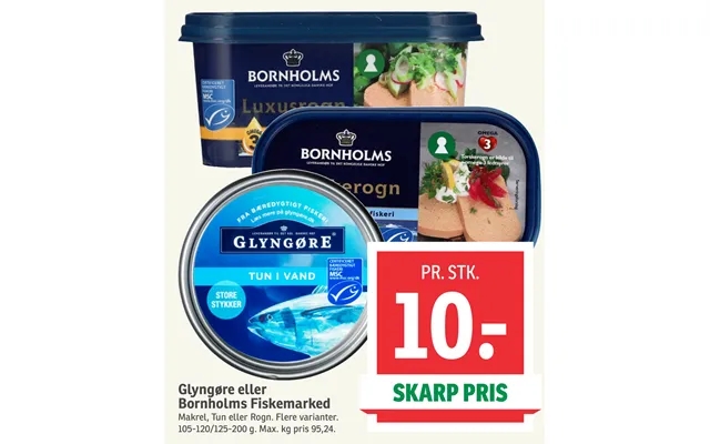 Glyngøre or bornholm fish market product image