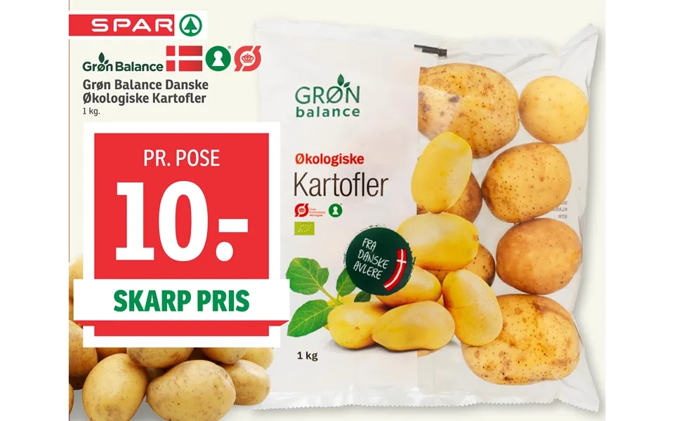 Green balance danish organic potatoes