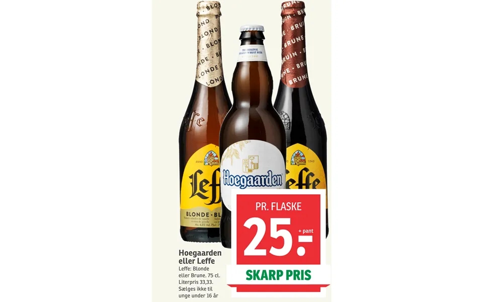 Hoegaarden or leffe