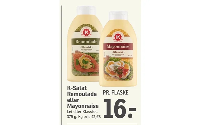 K-lettuce remoulade or mayonnaise product image