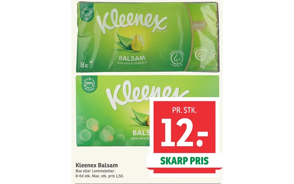 Kleenex Balsam