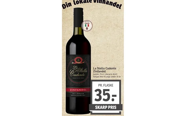 La stella cadente zinfandel product image