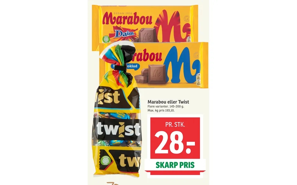 Marabou Eller Twist