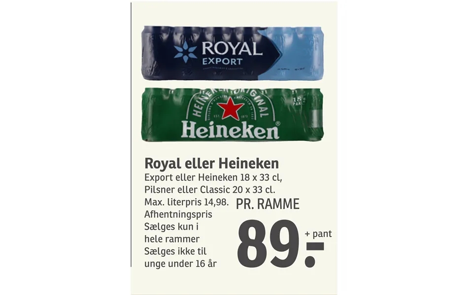 Royal Eller Heineken