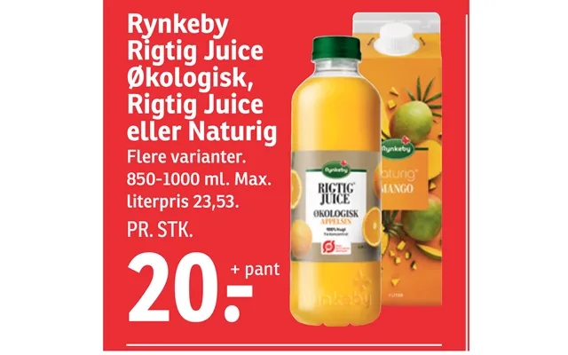 Dilutables really juice organic, really juice or naturig product image