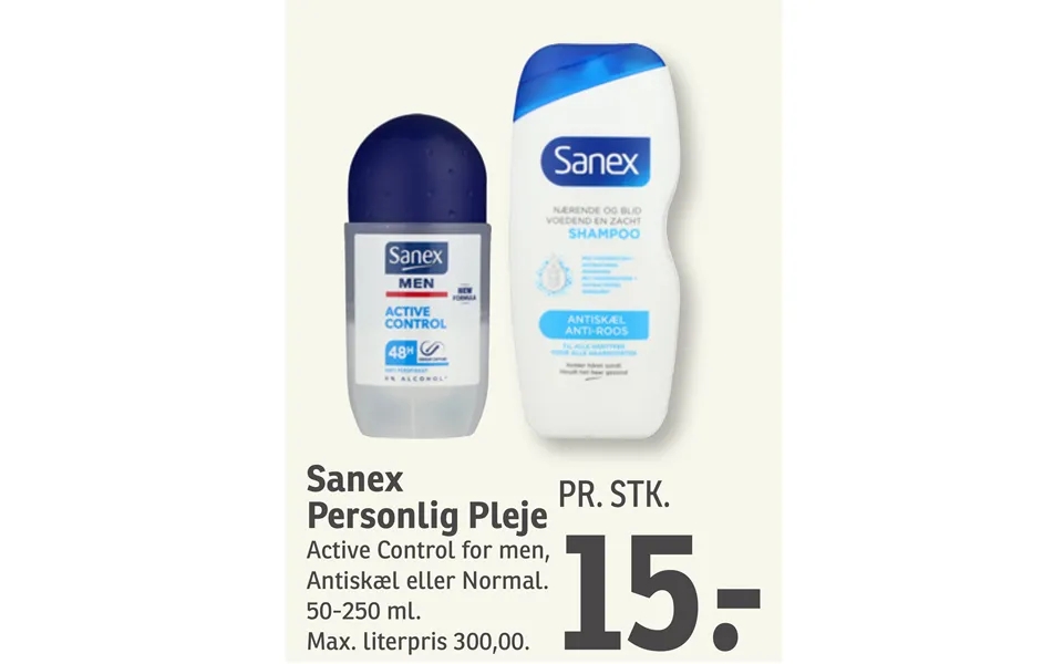 Sanex Personlig Pleje