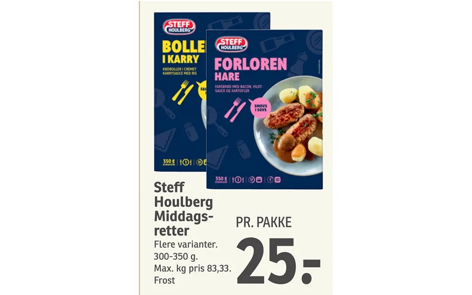 Steff Houlberg Middagsretter