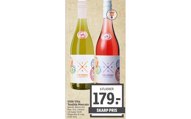 Vida viña tendida moscato product image