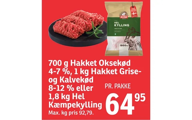 Og Kalvekød 8-12 % Eller Kæmpekylling product image