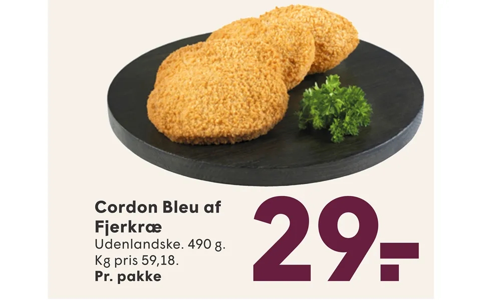 Cordon bleu of