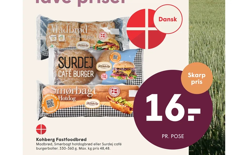 Kohberg Fastfoodbrød