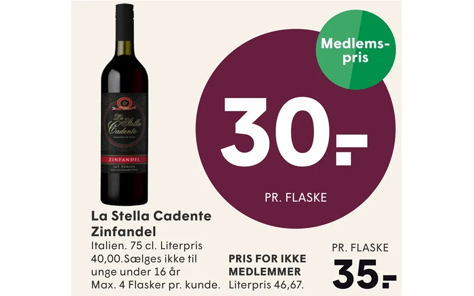 La stella cadente zinfandel