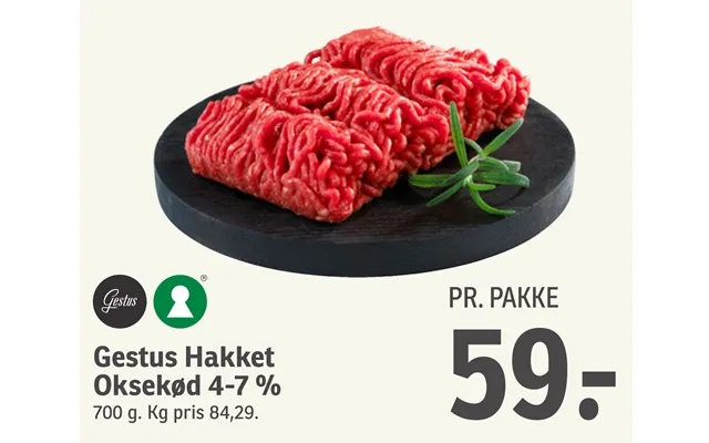 Gesture chopped beef 4-7 % product image