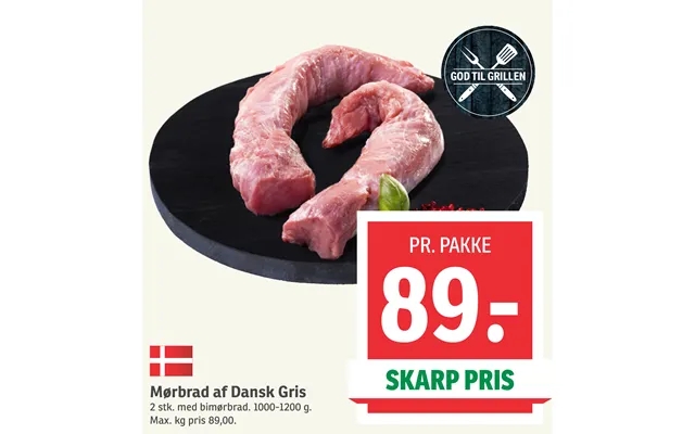 Mørbrad Af Dansk Gris product image