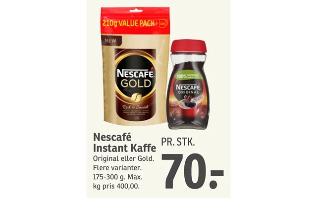 Nescafe instant coffee product image