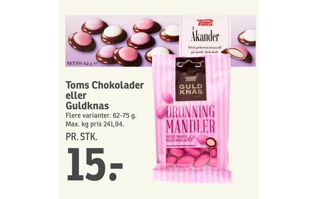 Toms Chokolader Eller Guldknas product image