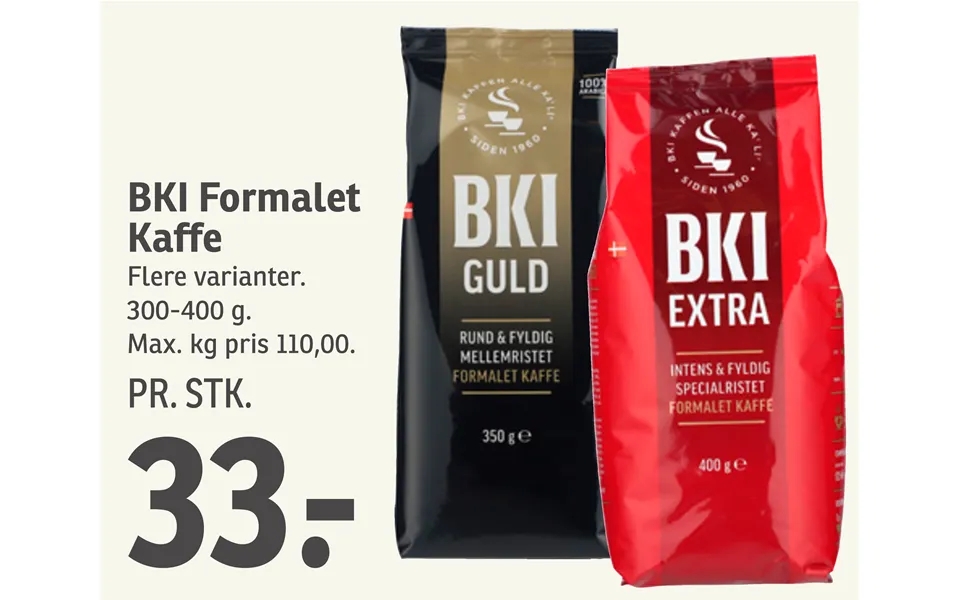 Bki ground coffee