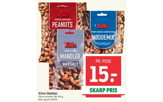 Kims Nødder product image