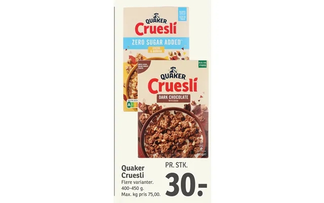Quaker Cruesli product image