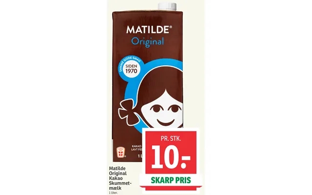 Matilde original cocoa skimmed milk product image