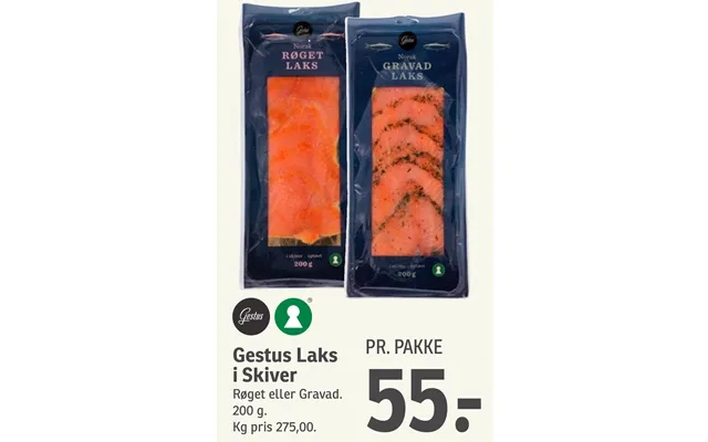 Gesture salmon in slices product image