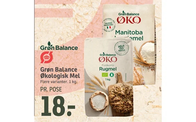 Grøn Balance Økologisk Mel product image