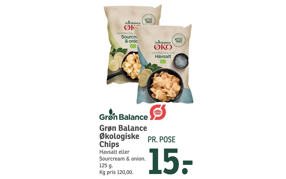 Grøn Balance Økologiske Chips
