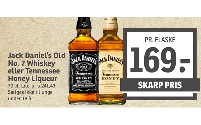 Jack daniel’p old or tennessee honey liqueur product image