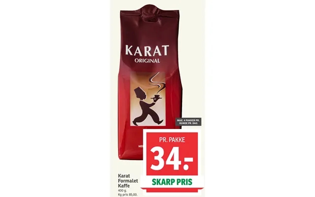 Karat Formalet Kaffe product image