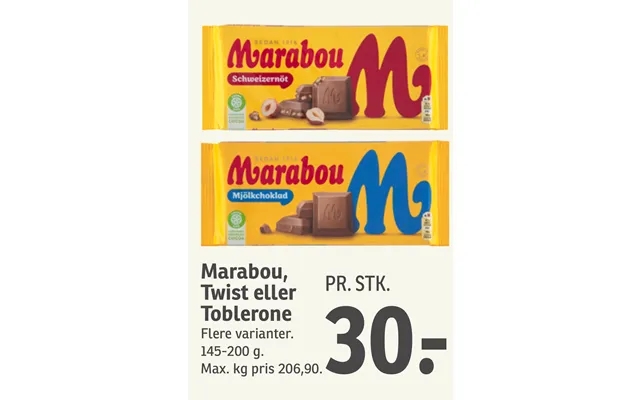 Marabou, twist or toblerone product image