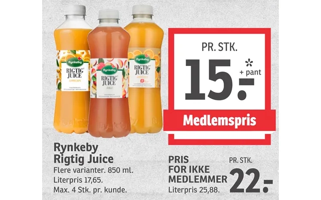 Rynkeby Rigtig Juice product image