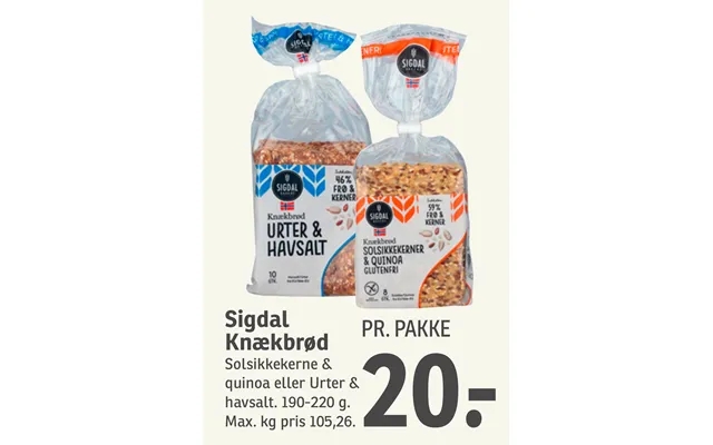 Sigdal Knækbrød product image
