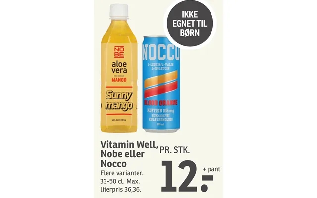 Vitamin wel, nobe or nocco product image