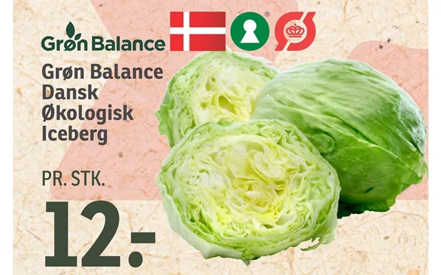 Danish organic iceberg product image