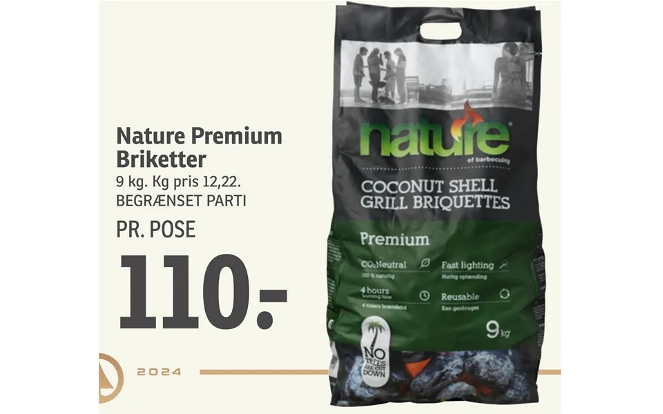 Nature premium briquettes