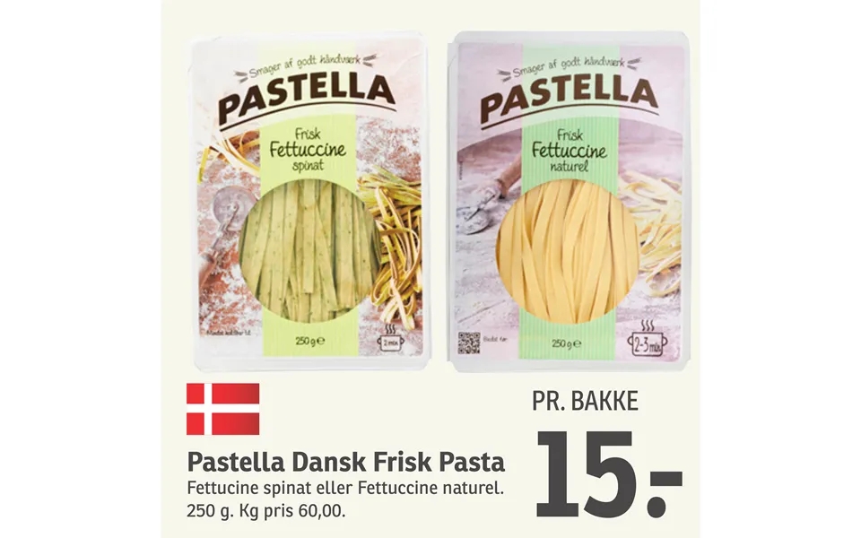 Pastella Dansk Frisk Pasta