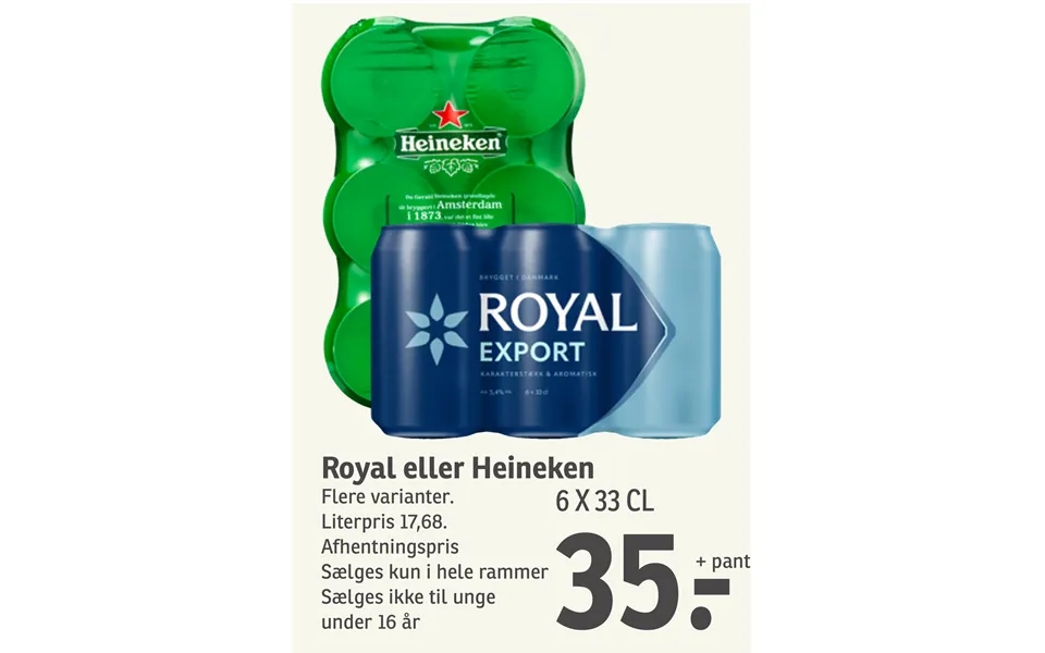 Royal Eller Heineken