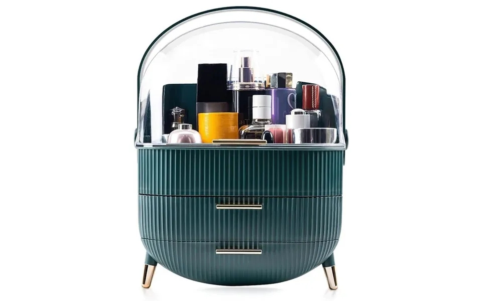 Uniq Retro Makeup Box Organizer Grøn