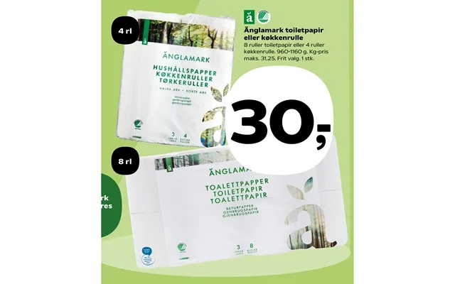 Änglamark Toiletpapir Eller Køkkenrulle product image