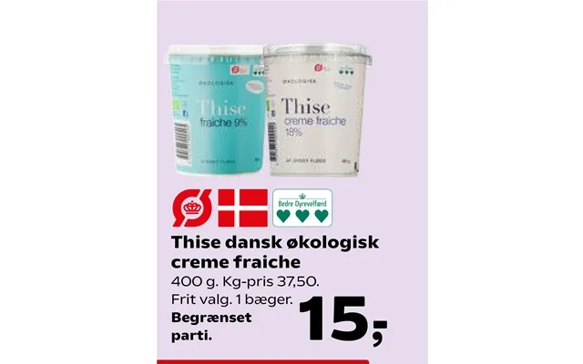 Thise Dansk Økologisk Creme Fraiche product image