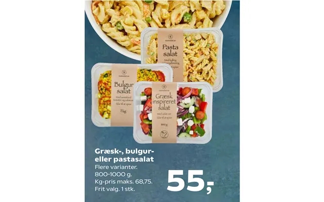 Greek-, bulgureller pasta salad product image