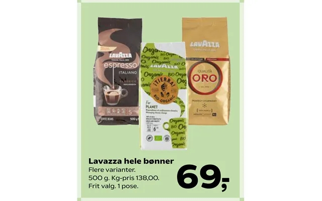 Lavazza throughout beans product image
